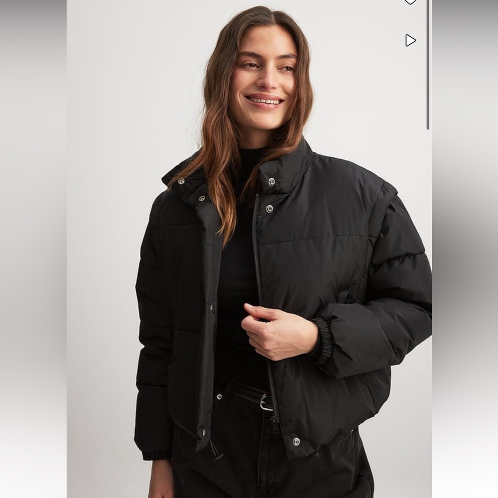 NA-KD Puffer Jacket/Vest SZ EU 36 (US 6)